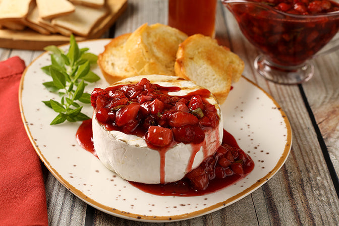 Queijo Brie com Geleia