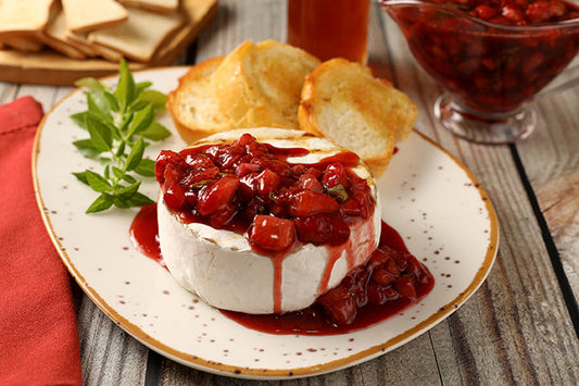 Queijo Brie com Geleia
