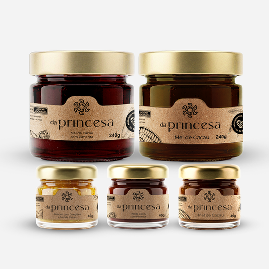 Kit 2 Geleias da Princesa 240g + 3 Princesinhas 40g